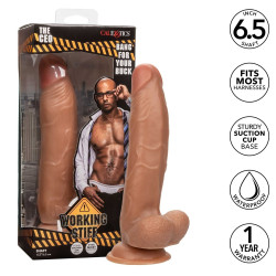 Working Stiff by Calexotics Gode Réaliste The Ceo 16 x 4.5cm Marron